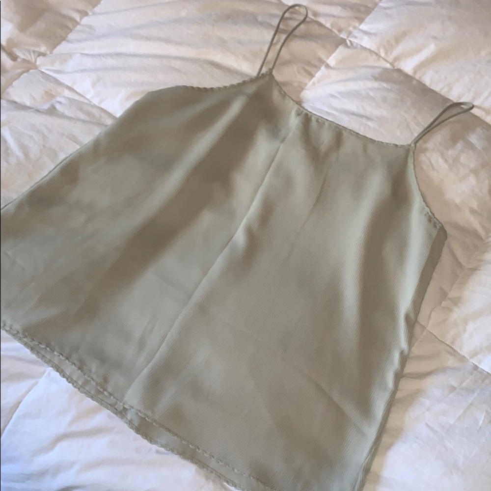 Sage green loose tank